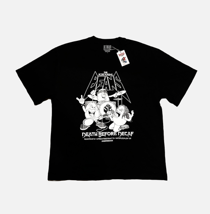 Death before decaf band tee